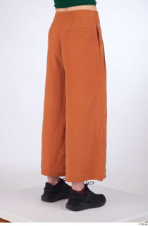 Zolzaya casual dressed leg lower body orange wide leg trousers…